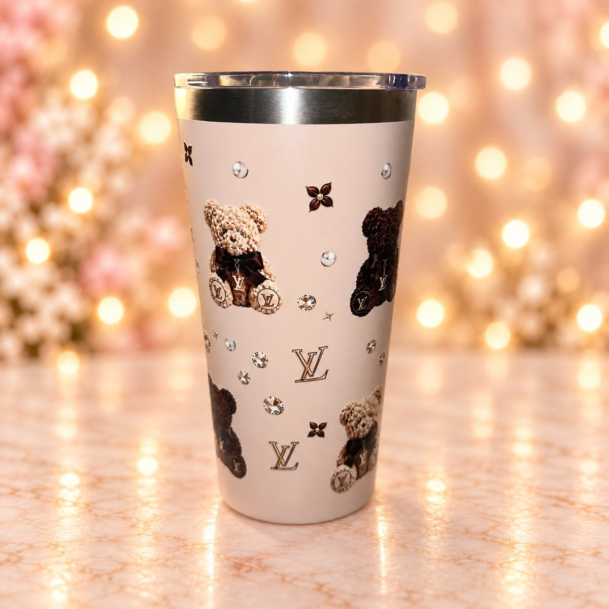 Cream Teddy Fashion Tumbler — alternate photo 052 (original photograph)