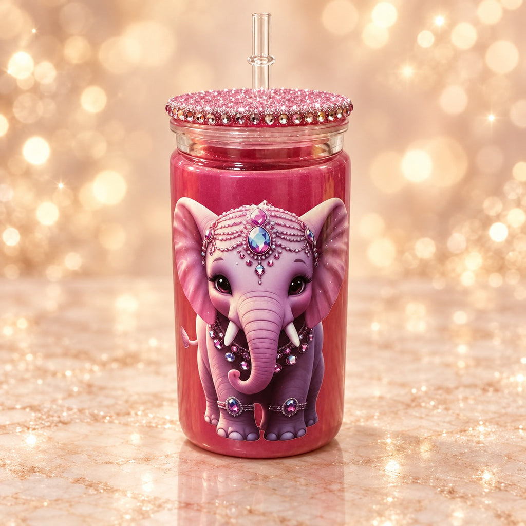 Rose Jewel Elephant Cup — studio product photograph