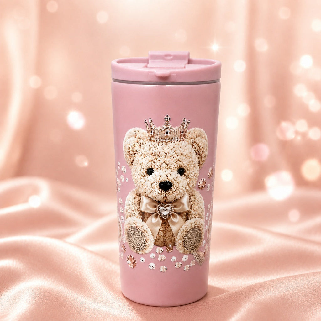 Blush Crown Teddy Tumbler — photograph 1
