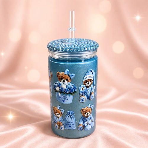 Blue Teddy Sparkle Cup — photograph 1