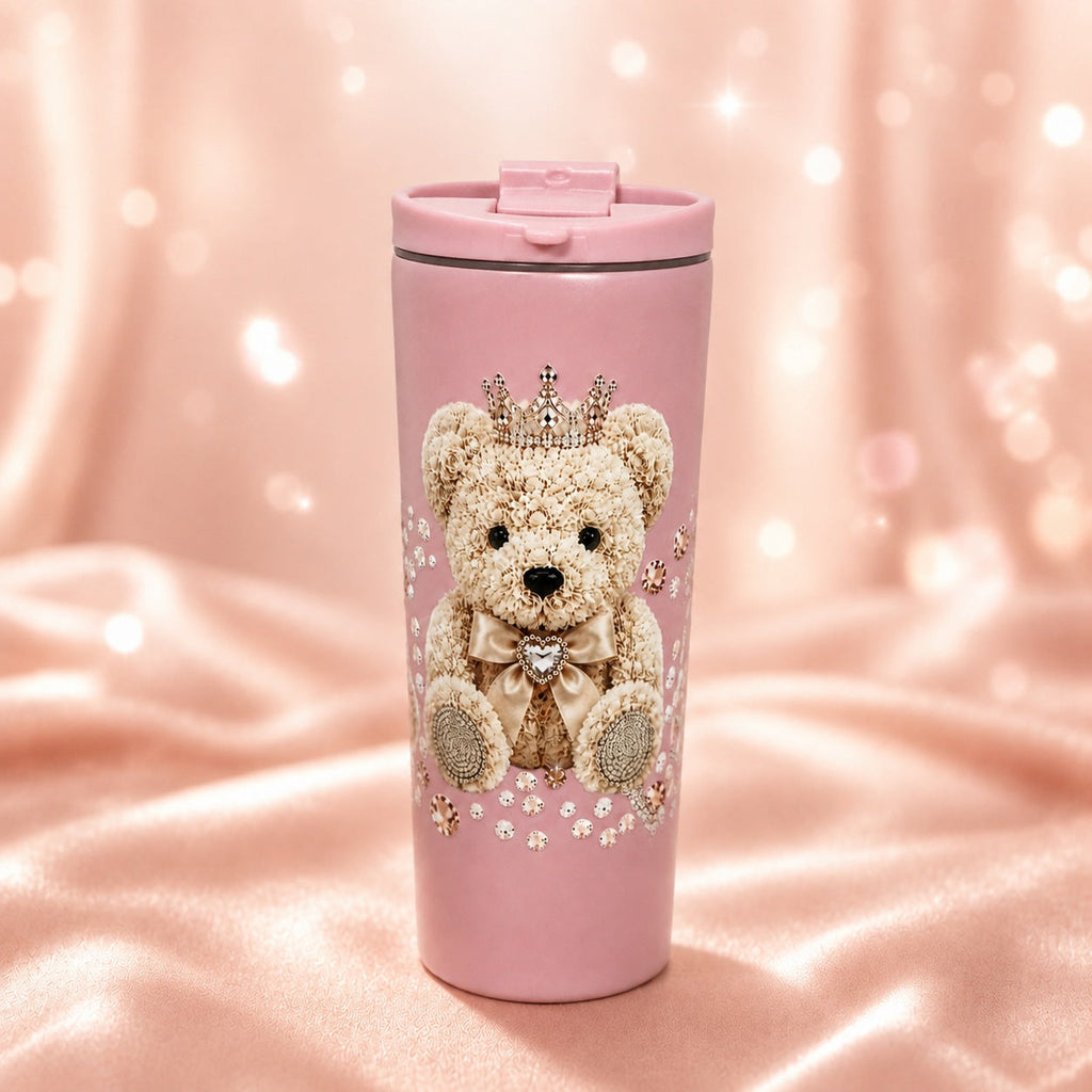 Blush Crown Teddy Tumbler — photograph 3