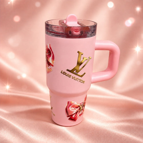 Blush Cherry Bow Tumbler — photograph 2